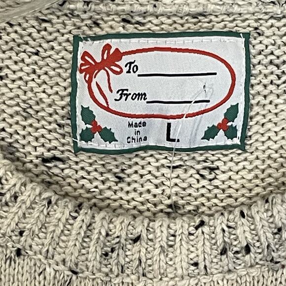 Ugly Light Up Mens Sweater Large Ugly Christmas Party Holiday Festival - Picture 6 of 7